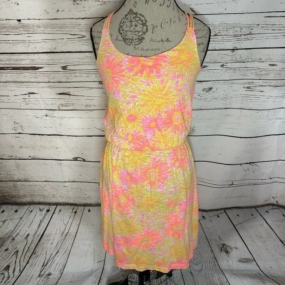 Lilly Pulitzer Lockwood Sunkissed Fluorescent Dress Size Small - Picture 2 of 8